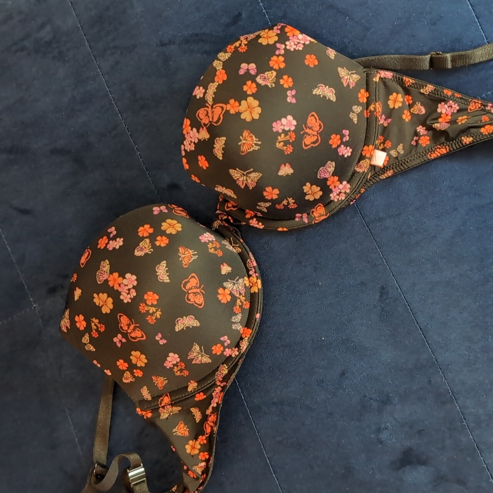 🫰🏼 Victoria's Secret Black Butterfly Push-up Bra 34B